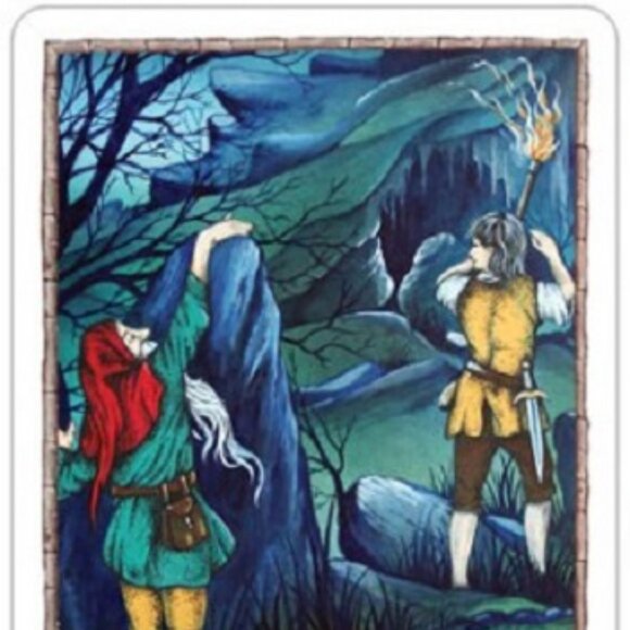he Hobbit Tarot Deck Out of Print Rare NEW SEALED Collectors Deck - Picture 6 of 7